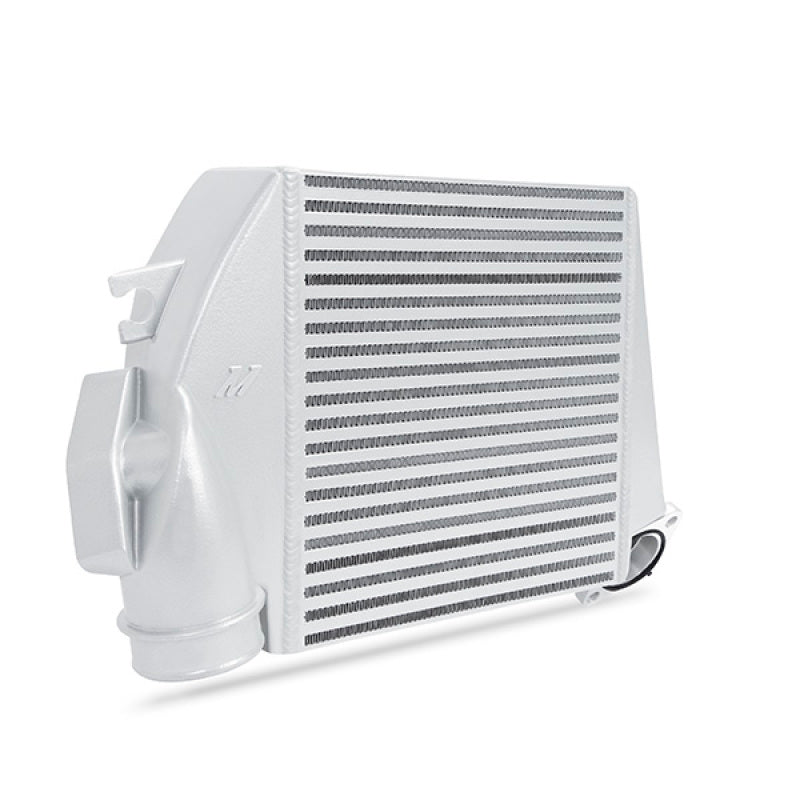 Mishimoto 08-14 Subaru WRX Top-Mount Intercooler Kit - Powder Coated Silver & Blue Hoses - Graveyard Performance