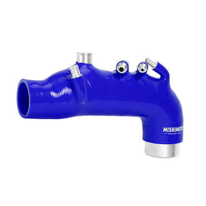 Mishimoto 08 Subaru WRX Blue Silicone Induction Hose - Graveyard Performance