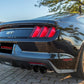 Corsa 2015-2017 Ford Mustang GT 5.0 3in Cat Back Exhaust Black Quad Tips (Sport)