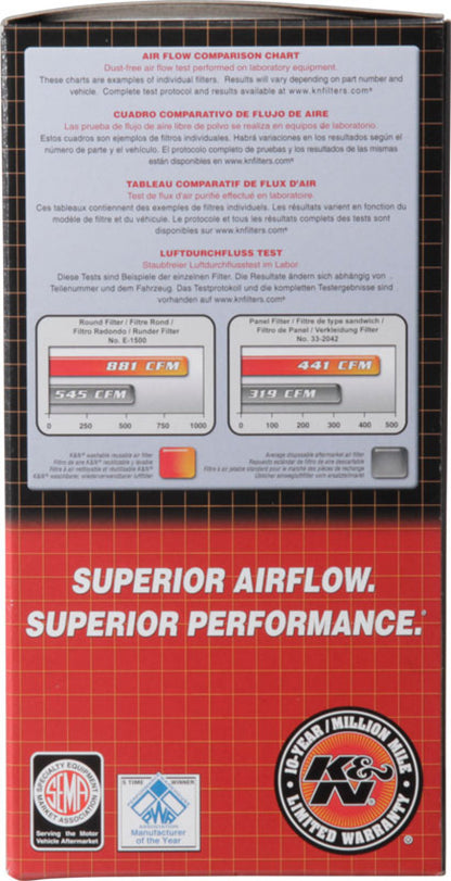 K&N 09+ Nissan GTR Drop In Air Filter - Graveyard Performance