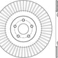 StopTech Sport Slotted 16-18 Ford Focus RS Front Right CRYO Rotor