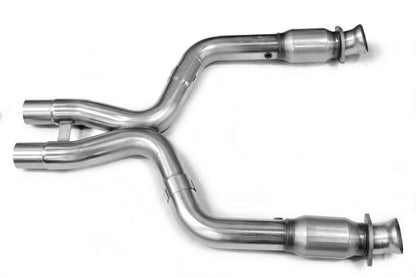 Kooks 11-14 Ford Mustang GT 5.0L 4V 3in x 2 3/4in OEM Exhaust GREEN Cat X Pipe Kooks HDR Req - Graveyard Performance