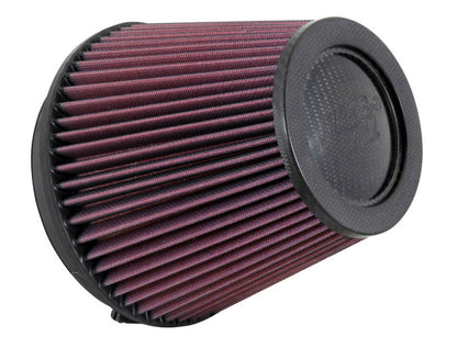 K&N Filter Universal Air Filter Carbon Fiber Top With 6in Flange x 7.5in Base x 6in H - Graveyard Performance