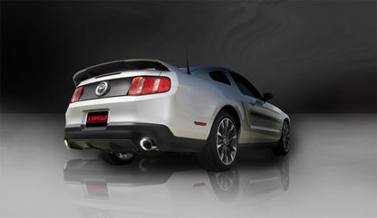 Corsa 2011-2014 Ford Mustang GT/Boss 302 5.0L V8 Polished Sport Axle-Back Exhaust - Graveyard Performance
