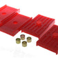 Energy Suspension Leaf Spring Isolators - Red