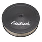 Edelbrock Air Cleaner Pro-Flo Series Round Steel Top Paper Element 14In Dia X 3 75In Dropped Base