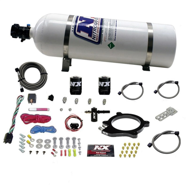 Nitrous Express Chevrolet Corvette/Camaro LT4 Supercharged 6.2L Nitrous Plate System w/15lb Bottle - Graveyard Performance