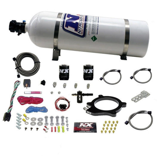 Nitrous Express Chevrolet Corvette/Camaro LT4 Supercharged 6.2L Nitrous Plate System w/15lb Bottle - Graveyard Performance