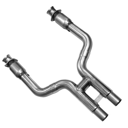 Kooks 11-14 Ford Mustang GT 5.0L 4V 3in x 2 3/4in OEM Exhaust GREEN Cat H Pipe Kooks HDR Req - Graveyard Performance