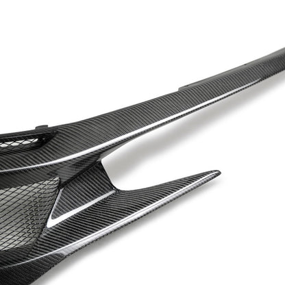 Seibon 17-18 Honda Civic Type R CV-Style Carbon Fiber Front Grill - Graveyard Performance