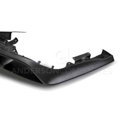 Anderson Composites 15-16 Ford Mustang R-Style Rear Valance (for Quad Tip Exhaust) - Graveyard Performance