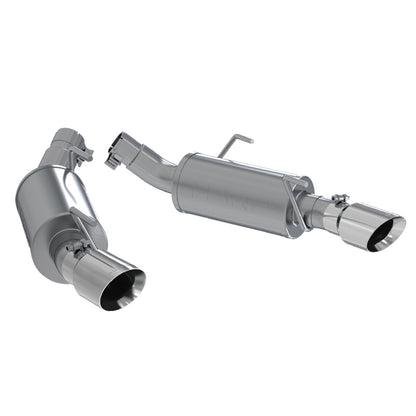 MBRP 05-10 Ford Mustang GT 5.0/Shelby GT500 Dual Mufflers Axle Back Split Rear AL - Graveyard Performance