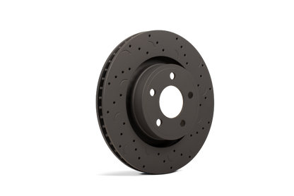 Hawk Talon 2007 Infiniti G35 Sport Sedan Drilled and Slotted Rear Brake Rotor Set - Graveyard Performance