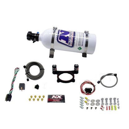 Nitrous Express 11-15 Ford Mustang GT 5.0L Coyote 4 Valve Nitrous Plate Kit (50-200HP) w/5lb Bottle - Graveyard Performance