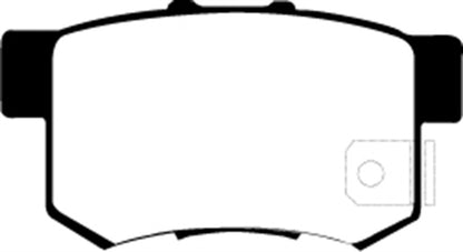 EBC 97 Acura CL 2.2 Yellowstuff Rear Brake Pads - Graveyard Performance