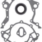 Edelbrock Timing Cover Gasket And Oil Seal Kit for SB Ford