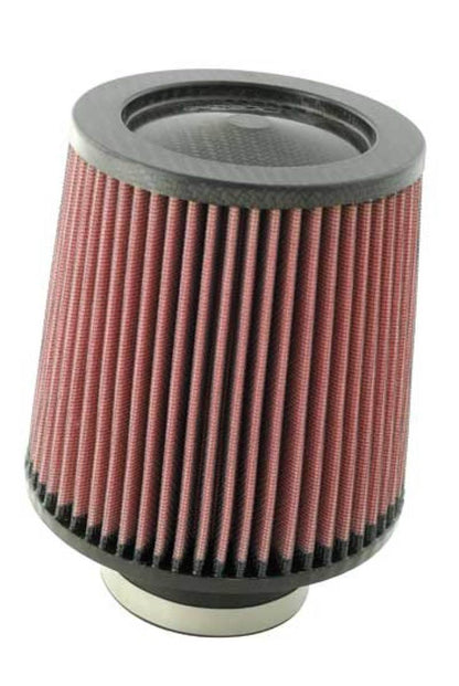 K&N Round Tapered Universal Air Filter 3 inch Flange 6 inch Base 5 inch Top 6 inch Height - Graveyard Performance