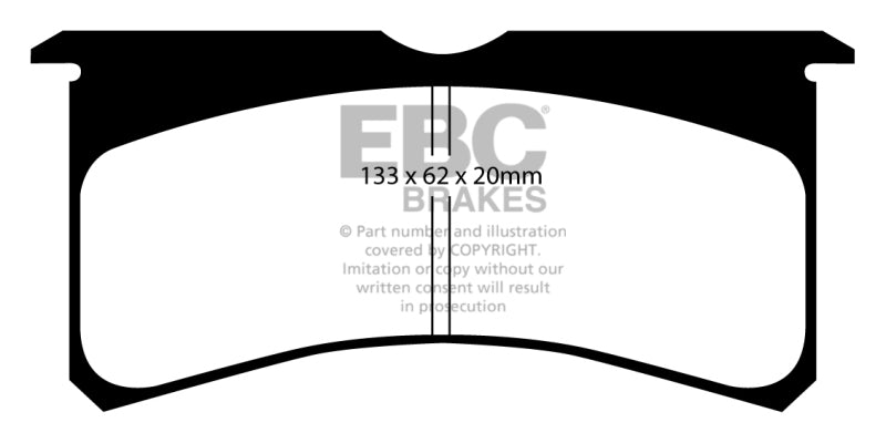 EBC Brakes Yellowstuff Performance Brake Pads - Graveyard Performance