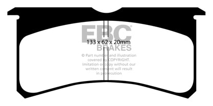 EBC Brakes Yellowstuff Performance Brake Pads - Graveyard Performance