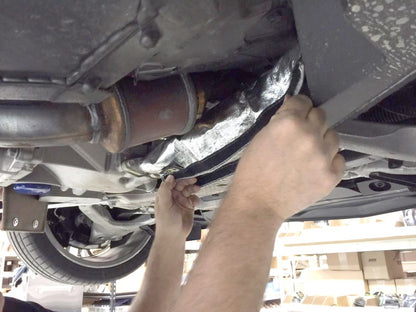 DEI Corvette C7 Oil Cooler Line Sleeves 2in - 2-1/2in x 18in Heat Shroud - Graveyard Performance
