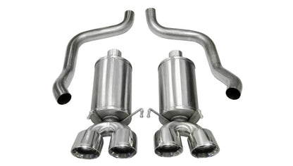 Corsa 2005-2007 Chevrolet Corvette C6 6.0L V8 Polished Xtreme Axle-Back Exhaust - Graveyard Performance