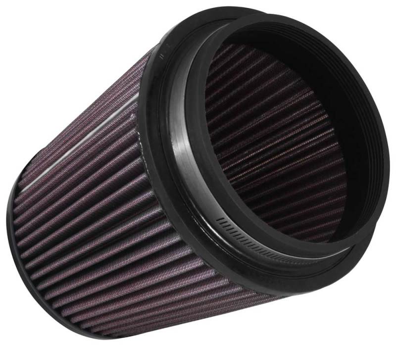 K&N Universal Clamp-On Air Filter 5in FLG / 6-1/2in B / 5in T / 6-1/2in H - Graveyard Performance