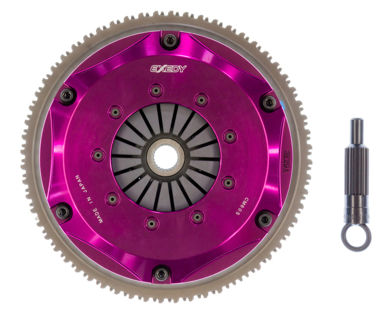 Exedy 2010-2012 Hyundai Genesis Coupe L4 Hyper Twin Cerametallic Clutch Sprung Center Disc - Graveyard Performance
