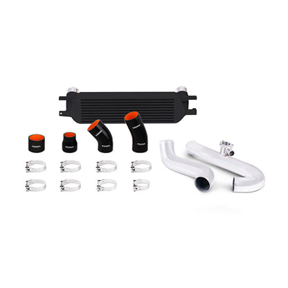Mishimoto 2015 Ford Mustang EcoBoost Performance Intercooler Kit - Black Core Polished Pipes - Graveyard Performance