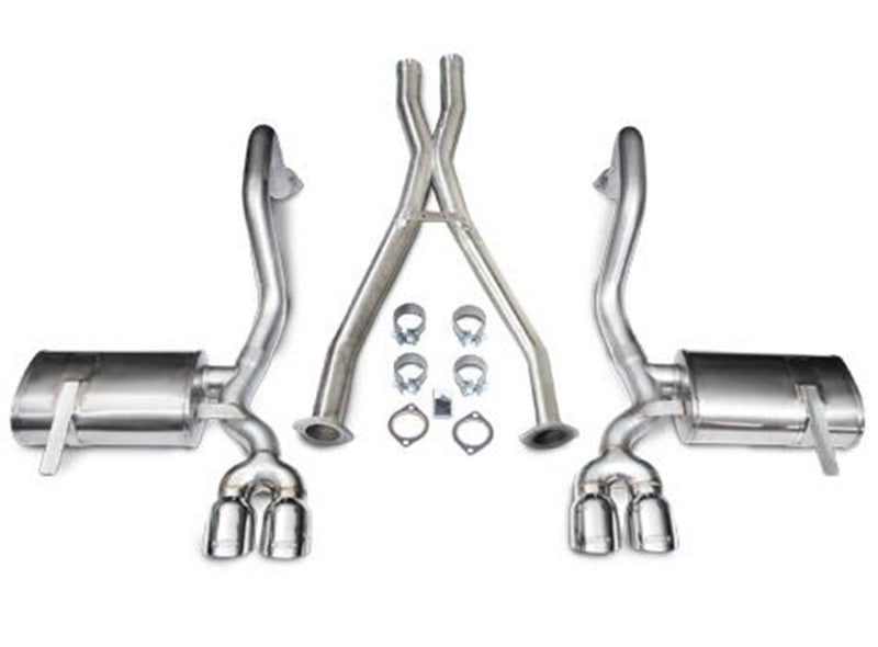 Corsa 1997-2004 Chevrolet Corvette C5 Z06 5.7L V8 Polished Xtreme Cat-Back + XO Exhaust - Graveyard Performance