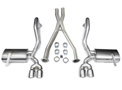 Corsa 1997-2004 Chevrolet Corvette C5 Z06 5.7L V8 Polished Xtreme Cat-Back + XO Exhaust - Graveyard Performance