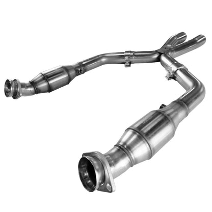 Kooks 05-10 Ford Mustang GT 4.6L 3V Auto/Manual 2 1/2in x 2 1/2in OEM Cat X Pipe Kooks HDR Req - Graveyard Performance