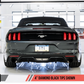 AWE Tuning S550 Mustang EcoBoost Axle-back Exhaust - Touring Edition (Diamond Black Tips)
