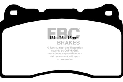 EBC 04-08 Acura TL 3.2 (Manual)(Brembo) Greenstuff Front Brake Pads - Graveyard Performance