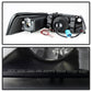Spyder Ford Mustang 99-04 Projector Headlights LED Halo Blk Smke PRO-YD-FM99-1PC-AM-BSM