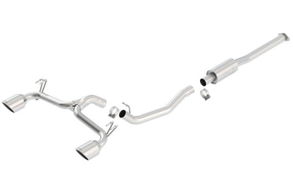 Borla 09-15 Mitsubishi Lancer Ralliart 2.0L 4cyl MT 6spd AWD Catback Exhaust - Graveyard Performance