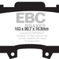 EBC 15+ Ford Mustang 2.3 Turbo Performance Pkg Redstuff Front Brake Pads