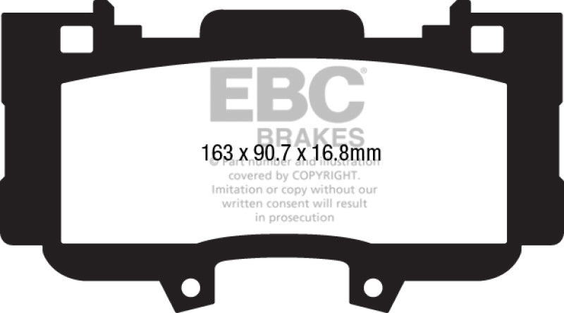 EBC Brakes Greenstuff 2000 Series Sport Pads - Graveyard Performance