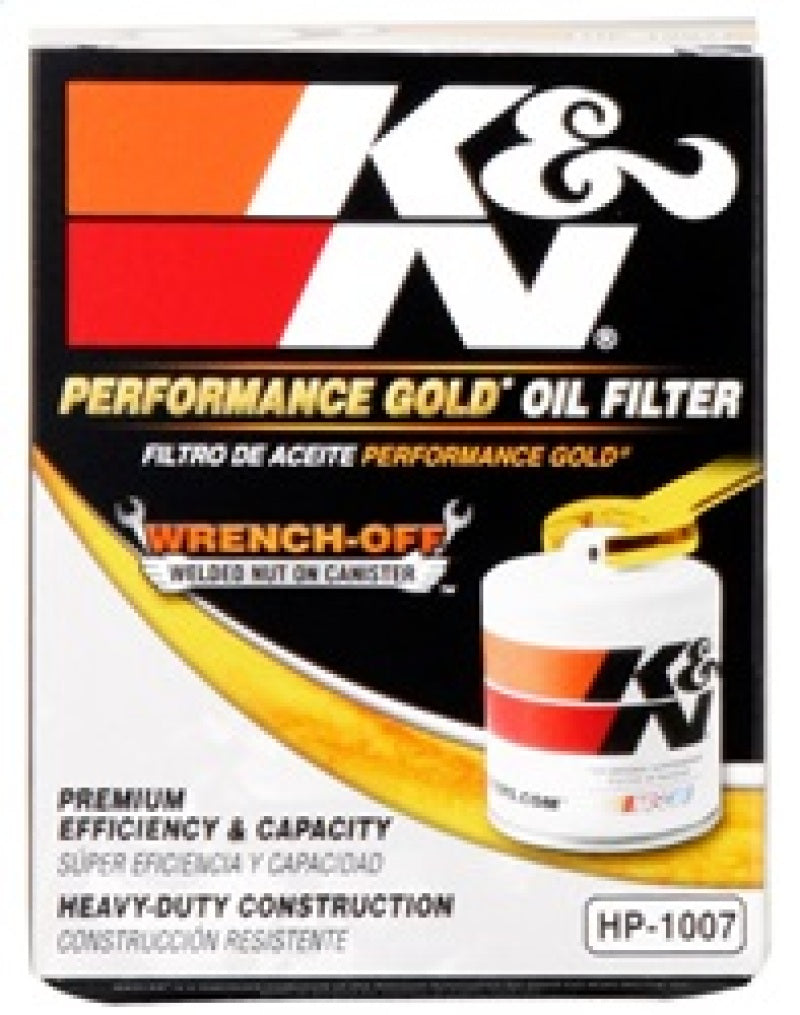 K&N Buick / Chevrolet / Oldsmobile Performance Gold Oil Filter - Graveyard Performance