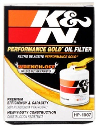 K&N Buick / Chevrolet / Oldsmobile Performance Gold Oil Filter - Graveyard Performance