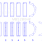 King Ford Prod. V8 4.6L/5.4L Will Not Fit 13-14 GT500 Performance Main Bearing Set - Size STD