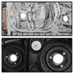 xTune Dodge Charger 06-10 1Pc LED Crystal Headlights Chrome HD-ON-DCH05-1PC-LED-C