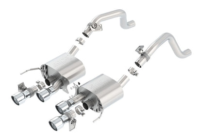 Borla 2014 Chevrolet Corvette C7 6.2L 8cyl ATAK Exhaust w/ NPP Dual Mode (rear section only) - Graveyard Performance