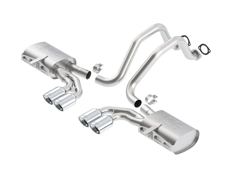Borla 97-04 Chevrolet Corvette 5.7L 8cyl ATAK SS Catback Exhaust - Graveyard Performance