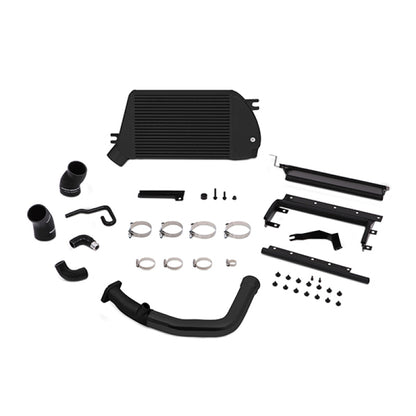 Mishimoto 2015 Subaru WRX Top-Mount Intercooler Kit - Powder Coated Black & Black Pipes - Graveyard Performance