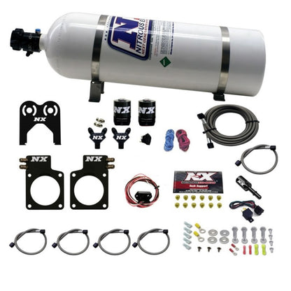 Nitrous Express Nissan GT-R Nitrous Plate Kit (35-300HP) w/15lb Bottle - Graveyard Performance