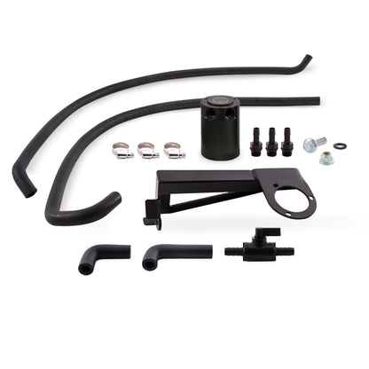 Mishimoto 2016+ Ford Focus RS Baffled Oil Catch Can Kit - Black - Graveyard Performance
