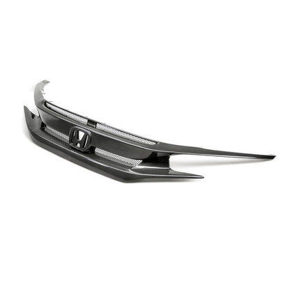 Seibon 16-18 Honda Civic OEM-Style Carbon Fiber Front Grill - Graveyard Performance