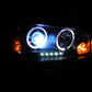 Spyder Dodge Charger 06-10 Projector Headlights Halogen Model- LED Halo LED Chrm PRO-YD-DCH05-LED-C