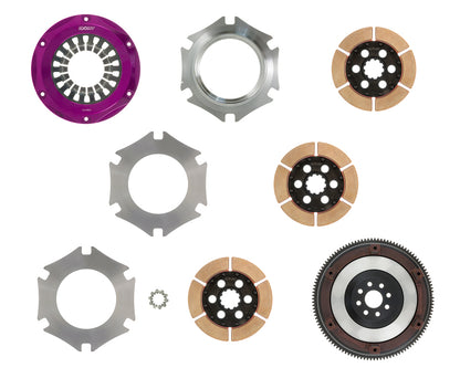 Exedy 1993-1998 Toyota Supra Twin Turbo L6 Hyper Triple Cerametallic Clutch Rigid Disc Pull Type - Graveyard Performance