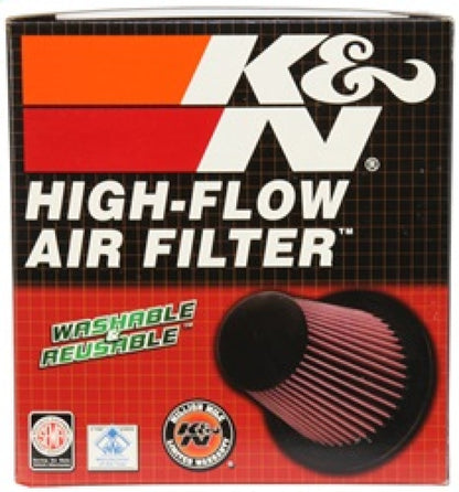 K&N Universal Round Tapered Carbon Fiber Air Filter 6in Flg ID Centered/7.5in B OD/4.5in T OD/4in H - Graveyard Performance